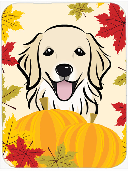 BB2011MP Golden Retriever Thanksgiving Mouse Pad- Hot Pad or Trivet