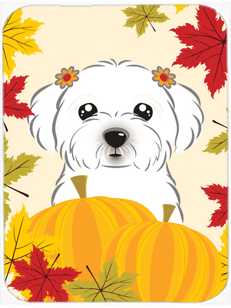 Maltese Thanksgiving Mouse Pad, Hot Pad or Trivet