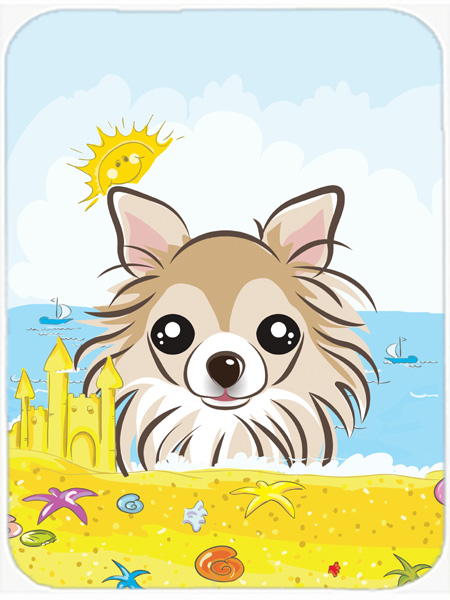 Chihuahua Summer Beach Mouse Pad, Hot Pad or Trivet