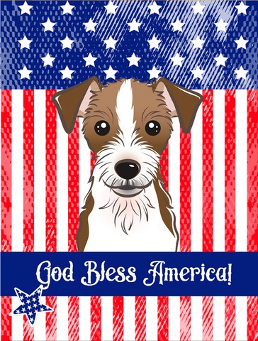 BB2132GF Jack Russell Terrier Flag Garden