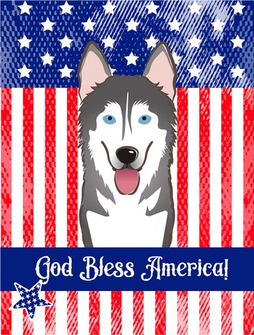 BB2148GF Alaskan Malamute Flag Garden