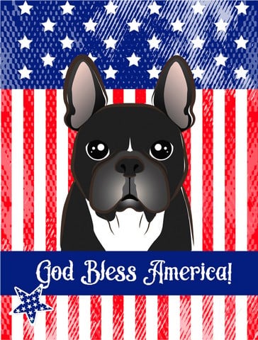 French Bulldog Flag Garden