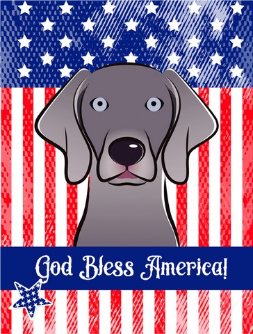BB2161GF Weimaraner Flag Garden