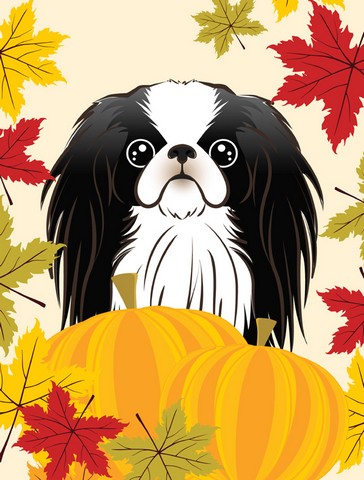 Japanese Chin Thanksgiving Canvas House Flag