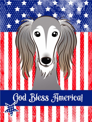 Saluki Canvas House Flag