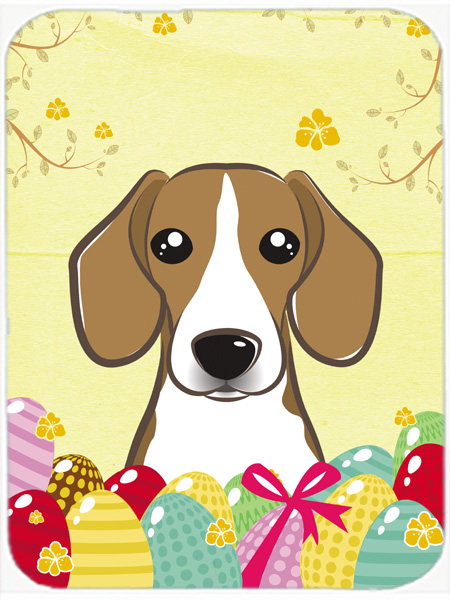 Picture of Carolines Treasures BB1921LCB Beagle Easter Egg Hunt Glass Cutting Board- Large
