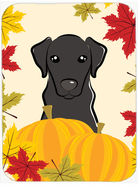 Picture of Carolines Treasures BB2041LCB Black Labrador Thanksgiving Glass Cutting Board- Large