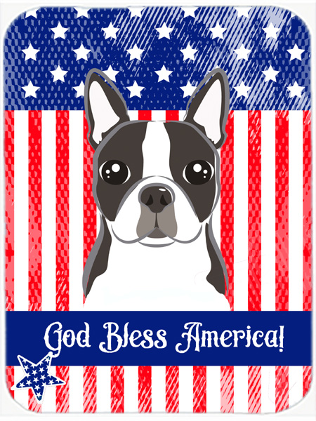 Picture of Carolines Treasures BB2133LCB Boston Terrier Glass Cutting Board- Large