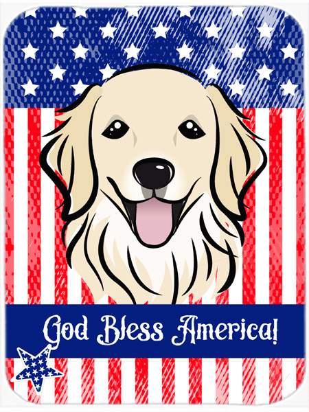 Picture of Carolines Treasures BB2135LCB Golden Retriever Glass Cutting Board- Large