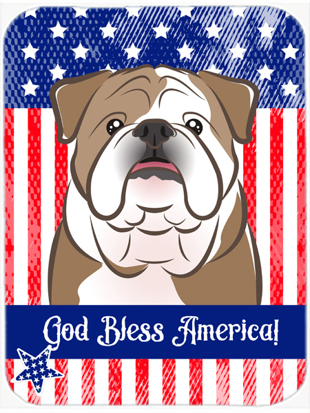 Picture of Carolines Treasures BB2149LCB English Bulldog Glass Cutting Board- Large