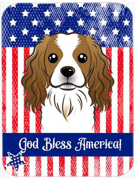 Picture of Carolines Treasures BB2154LCB Cavalier Spaniel Glass Cutting Board- Large