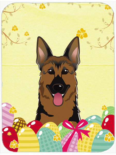 German Shepherd Easter Egg Hunt Mouse Pad, Hot Pad or Trivet