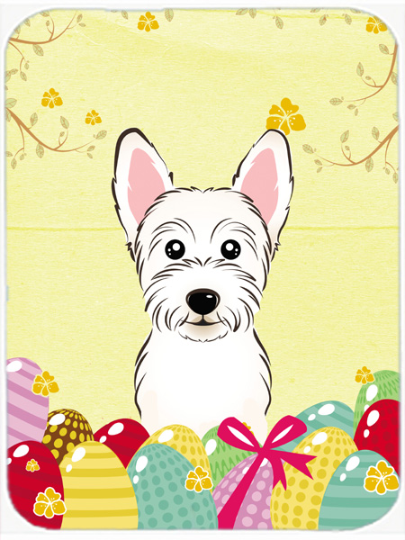 Westie Easter Egg Hunt Mouse Pad, Hot Pad or Trivet