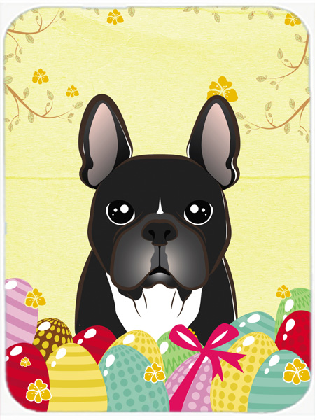 French Bulldog Easter Egg Hunt Mouse Pad, Hot Pad or Trivet
