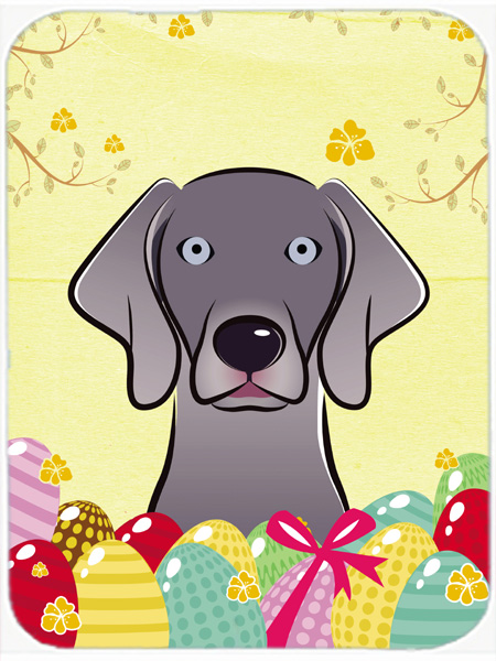 Weimaraner Easter Egg Hunt Mouse Pad, Hot Pad or Trivet