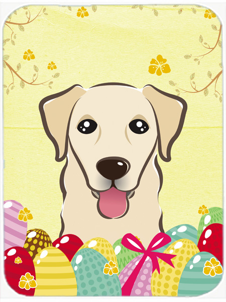Golden Retriever Easter Egg Hunt Mouse Pad, Hot Pad or Trivet