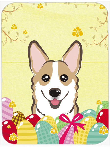 Sable Corgi Easter Egg Hunt Mouse Pad, Hot Pad or Trivet