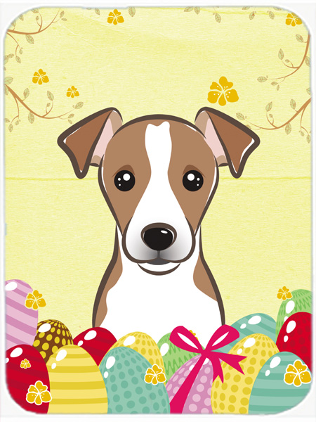 Jack Russell Terrier Easter Egg Hunt Mouse Pad, Hot Pad or Trivet