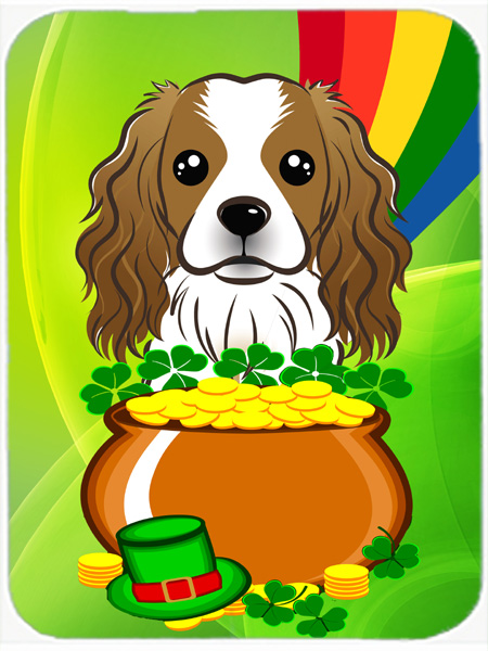 Cavalier Spaniel St. Patricks Day Mouse Pad, Hot Pad or Trivet