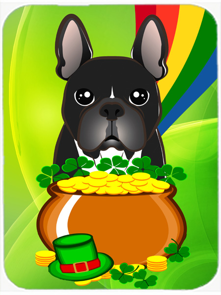 French Bulldog St. Patricks Day Mouse Pad, Hot Pad or Trivet