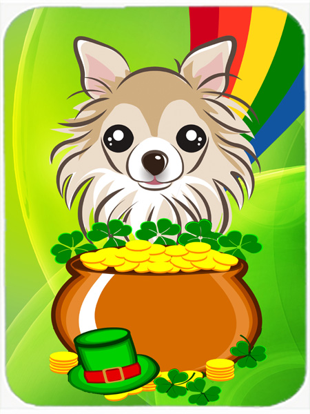 Chihuahua St. Patricks Day Mouse Pad, Hot Pad or Trivet