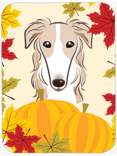 Borzoi Thanksgiving Mouse Pad, Hot Pad or Trivet
