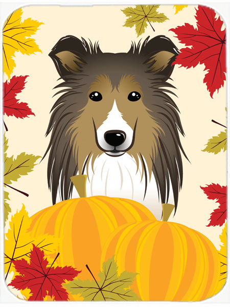 Sheltie Thanksgiving Mouse Pad, Hot Pad or Trivet