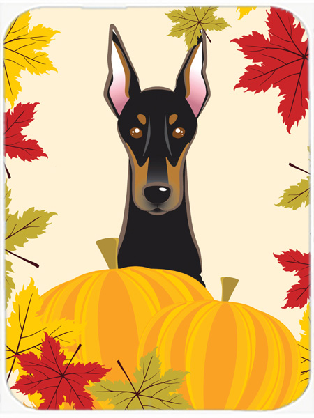 Doberman Thanksgiving Mouse Pad, Hot Pad or Trivet