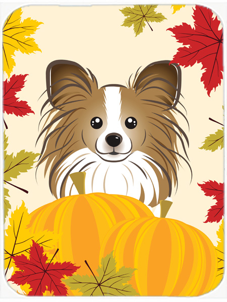 Papillon Thanksgiving Mouse Pad, Hot Pad or Trivet