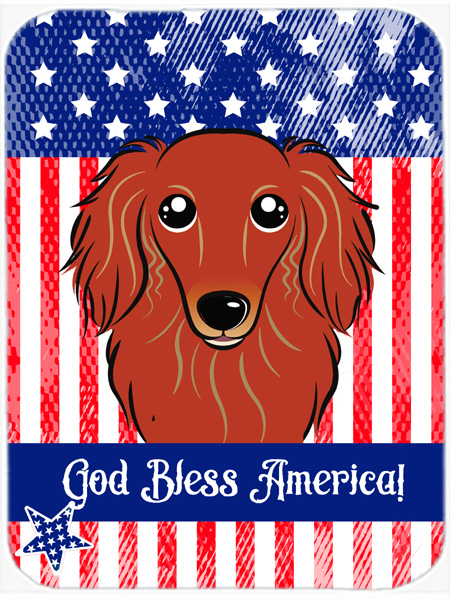 BB2144MP Longhair Red Dachshund Mouse Pad- Hot Pad or Trivet