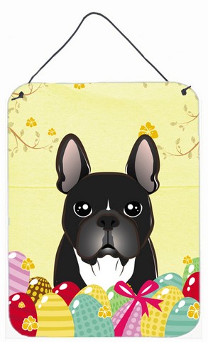 French Bulldog Easter Egg Hunt Wall or Door Hanging Prints