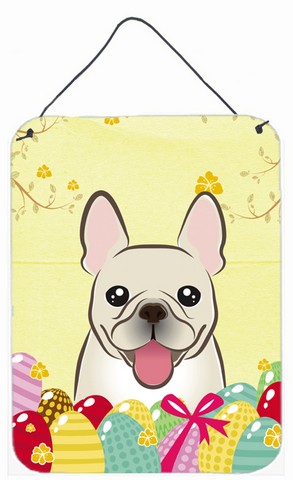 French Bulldog Easter Egg Hunt Wall or Door Hanging Prints
