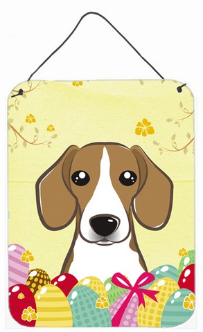 Beagle Easter Egg Hunt Wall or Door Hanging Prints