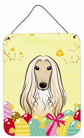 Afghan Hound Easter Egg Hunt Wall or Door Hanging Prints