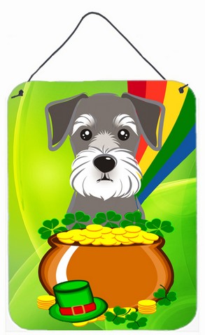 Schnauzer St. Patricks Day Wall or Door Hanging Prints