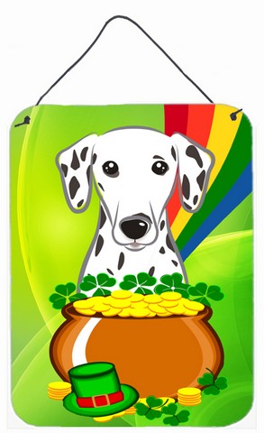 Dalmatian St. Patricks Day Wall or Door Hanging Prints
