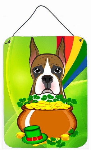 Boxer St. Patricks Day Wall or Door Hanging Prints