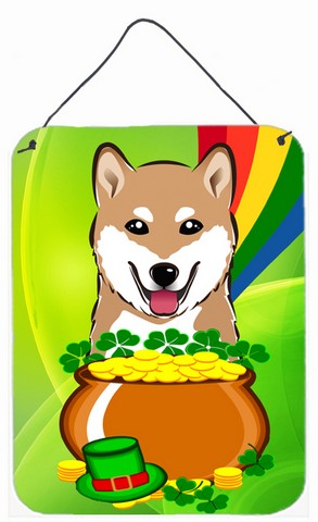 Shiba Inu St. Patricks Day Wall or Door Hanging Prints