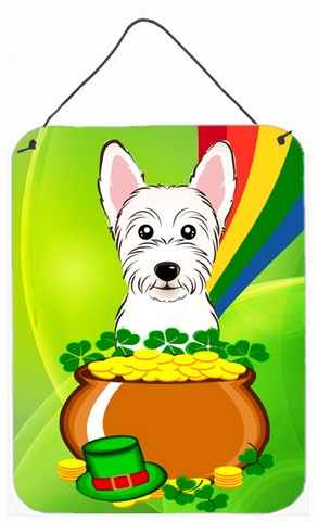 Westie St. Patricks Day Wall or Door Hanging Prints