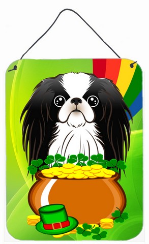 Japanese Chin St. Patricks Day Wall or Door Hanging Prints