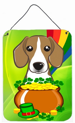 Beagle St. Patricks Day Wall or Door Hanging Prints