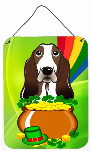 Basset Hound St. Patrick's Day Wall or Door Hanging Prints