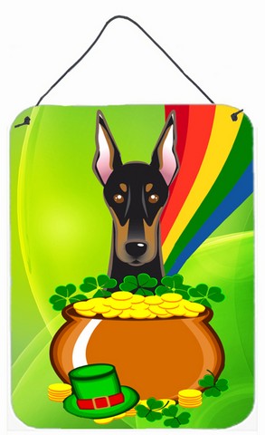 Doberman St. Patrick's Day Wall or Door Hanging Prints