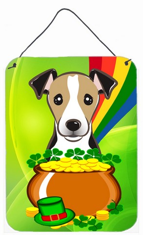 Jack Russell Terrier St. Patrick's Day Wall or Door Hanging Prints
