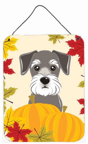 Schnauzer Thanksgiving Wall or Door Hanging Prints