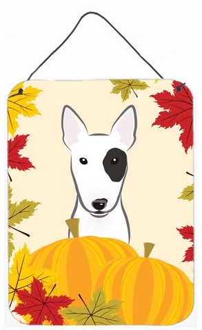 Bull Terrier Thanksgiving Wall or Door Hanging Prints