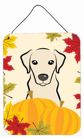 Yellow Labrador Thanksgiving Wall or Door Hanging Prints