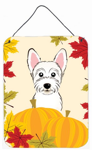 Westie Thanksgiving Wall or Door Hanging Prints