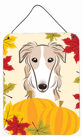 Borzoi Thanksgiving Wall or Door Hanging Prints
