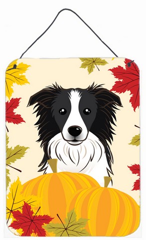 Border Collie Thanksgiving Wall or Door Hanging Prints